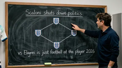 Scaloni shuts down politics: 'Argentina vs England is just football at World Cup 2026'