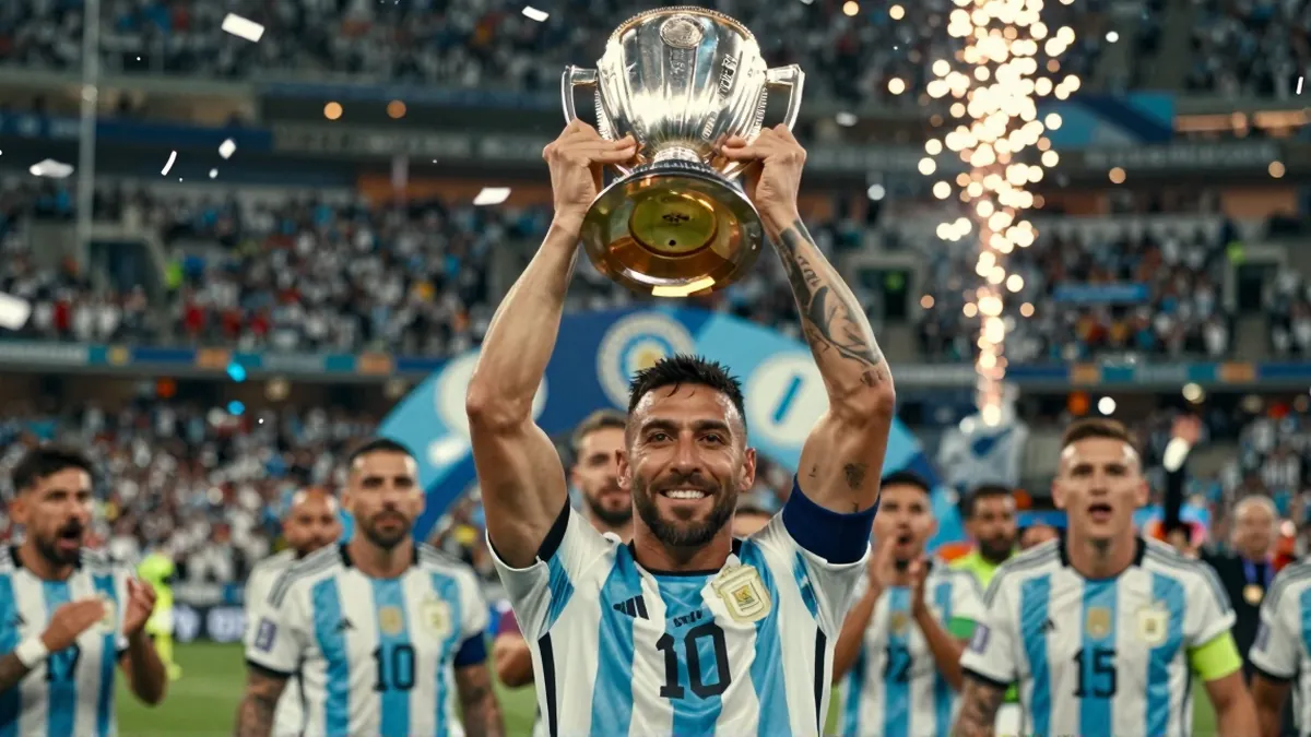 Albiceleste celebra centenario de Scaloni y apunta al título