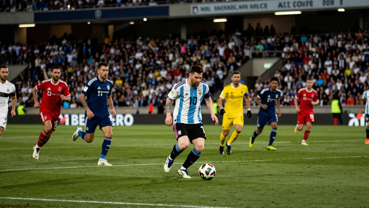 La victoria de Argentina desata un episodio viral con Messi