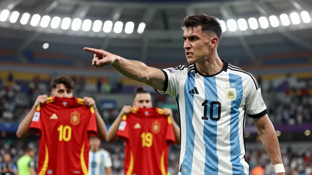 Argentina reacciona con furia a camiseta de España en el Corinthians
